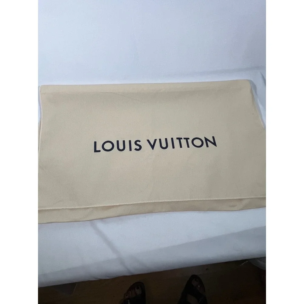 Louis Vuitton Dust Bag Beige Monogram Storage Pouch Authentic Luxury Accessory L